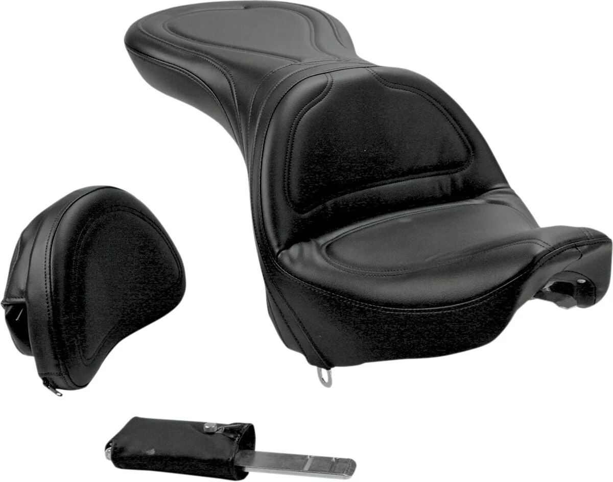 SADDLEMEN Selle Explorer avec dosseret - Softail 84-99 - Image 2