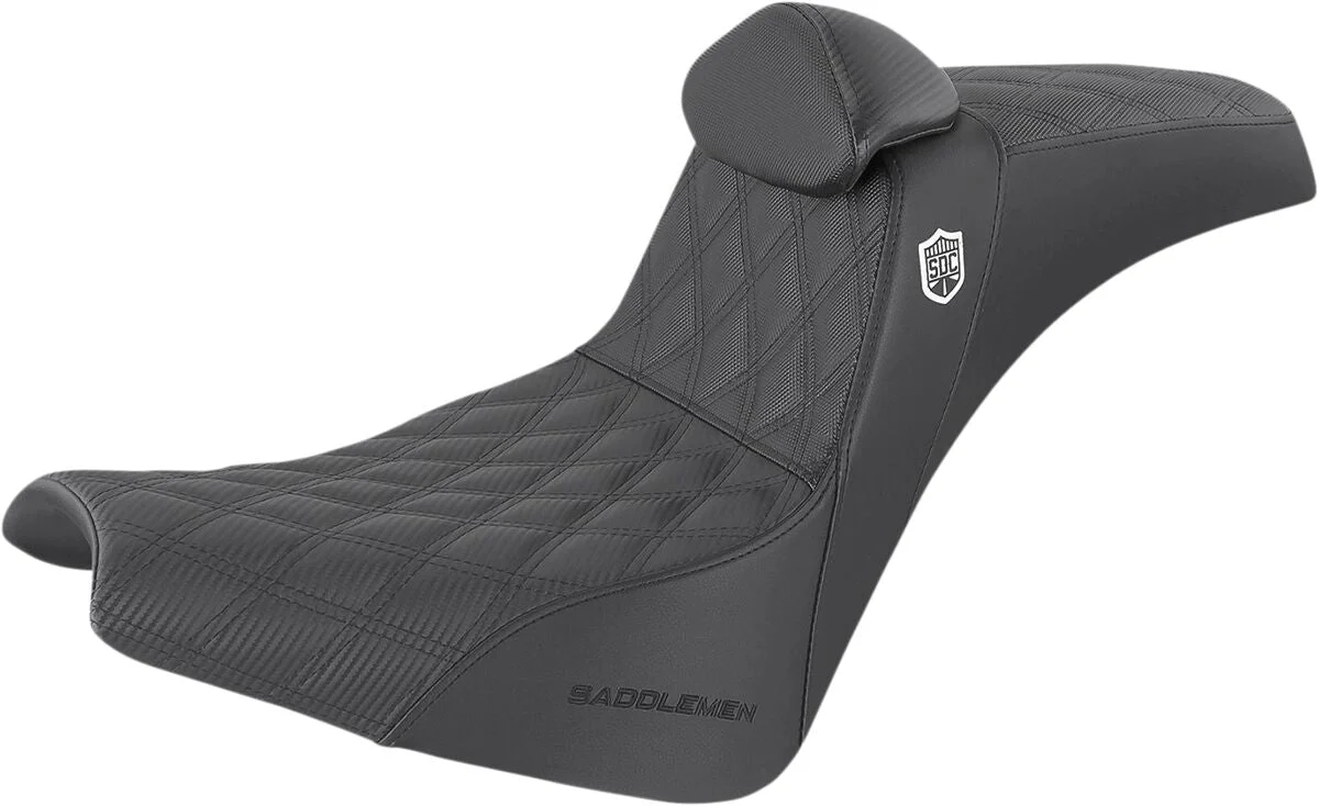SADDLEMEN Selle Pro Series SDC - Dosseret - Street bob / softail standars 18+