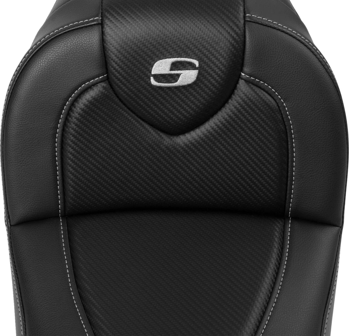 SADDLEMEN Selle RoadSofa - Dyna wide glide 04-05 - logo gris - Image 3
