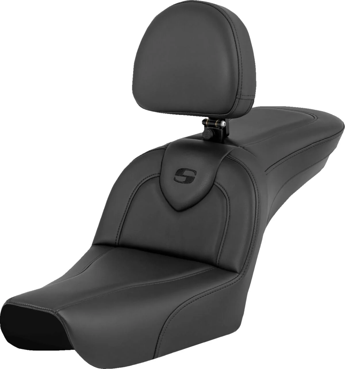 SADDLEMEN Selle RoadSofa avec dosseret - Dyna wide glide 04-05