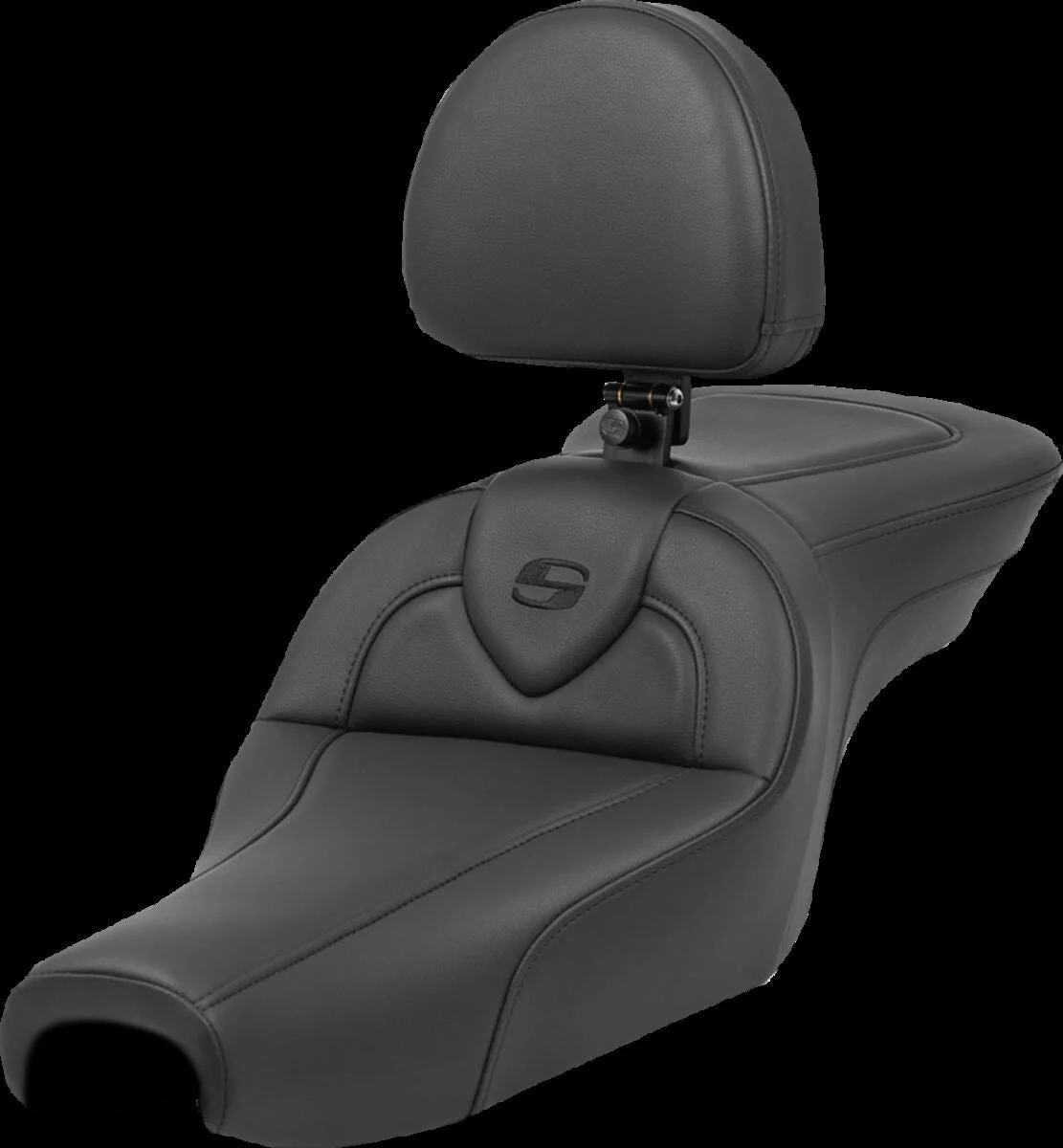 SADDLEMEN Selle Roadsofa smooth avec dosseret - Sportster 04-20