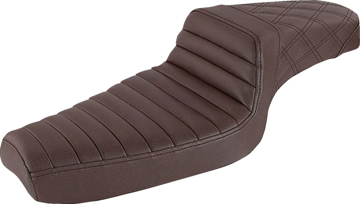 SADDLEMEN Selle Step-Up - Marron - Sportster 79-03