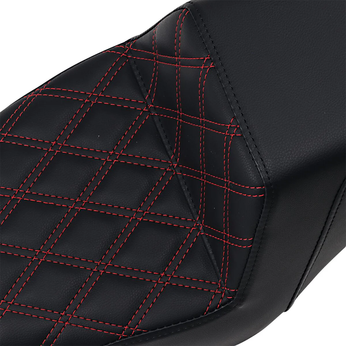 SADDLEMEN Selle Step-Up - Surpiqure rouge - Sportster 04+ - Image 3