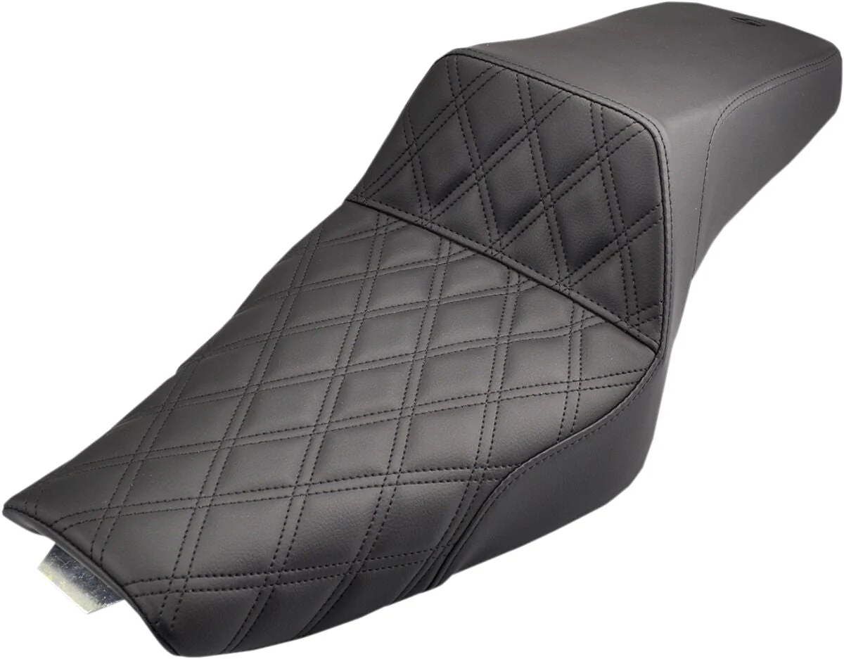 SADDLEMEN Selle Step-Up diamond conducteur - sportster 04+ - réservoir 12 litres