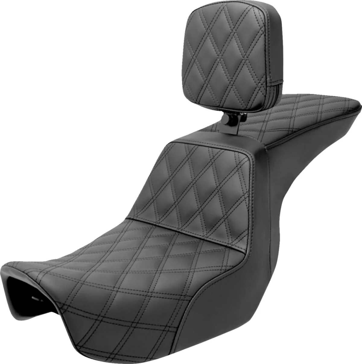 SADDLEMEN Selle Tour Step-Up LS avec dosseret - Dyna 06-17