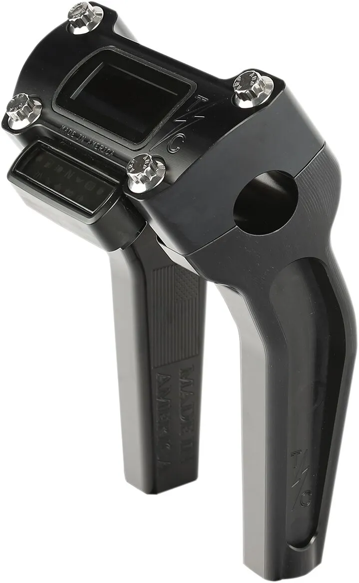 THRASHIN SUPPLY Riser pullback - 6.5" / 9.5" - chrome / noir - Pince fermé / pince compteur M8 - Image 12