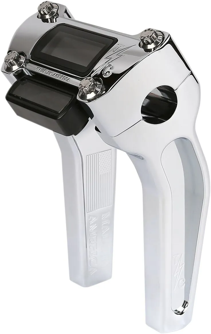 THRASHIN SUPPLY Riser pullback - 6.5" / 9.5" - chrome / noir - Pince fermé / pince compteur M8 - Image 13