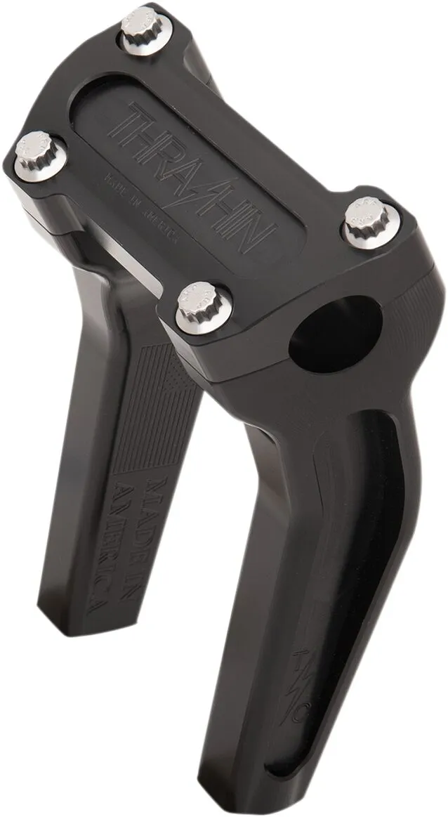 THRASHIN SUPPLY Riser pullback - 6.5" / 9.5" - chrome / noir - Pince fermé / pince compteur M8 - Image 8