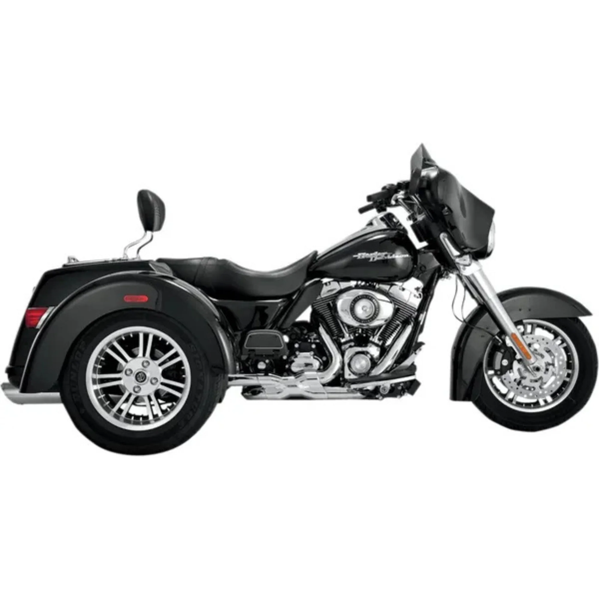 VANCE & HINES - Adaptateur de collecteur d'échappement Power Duals PCX- Trike 09-16 - Chrome - Image 2
