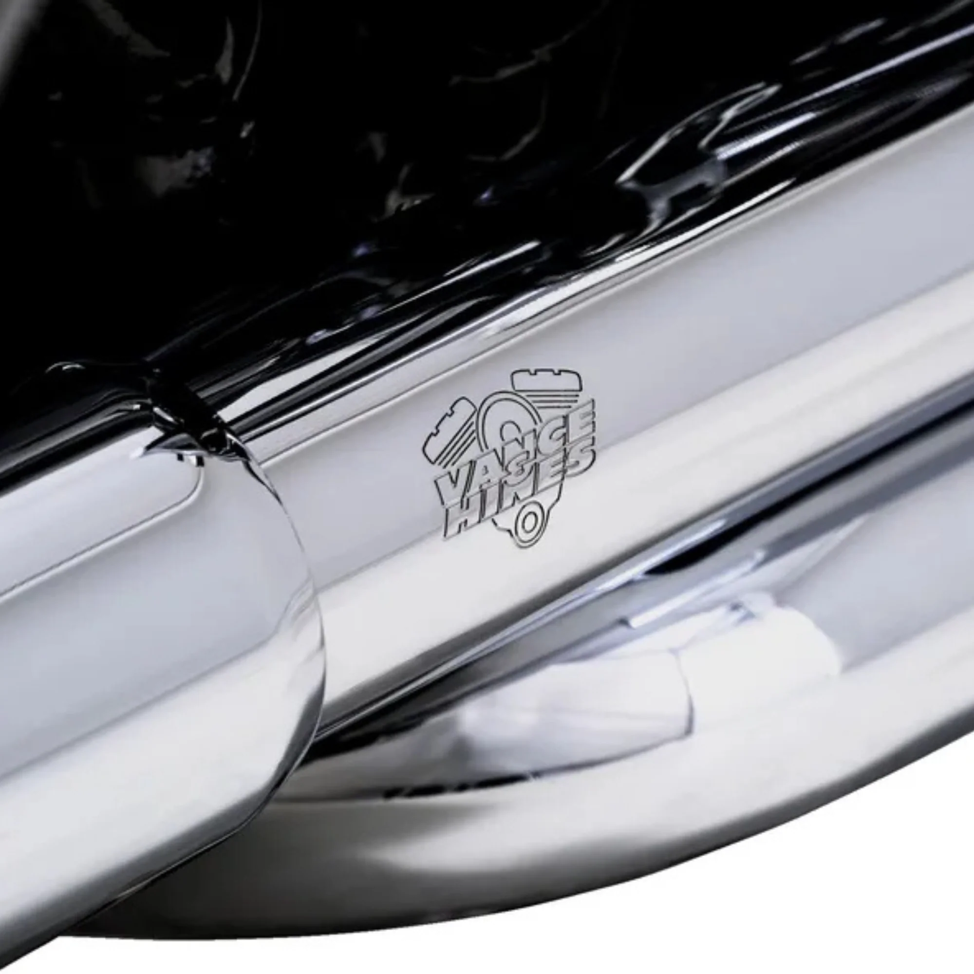 VANCE & HINES - Collecteur d'échappement Dresser Duals PCX - Touring M8 17+ - Chrome ou Noir - Image 3