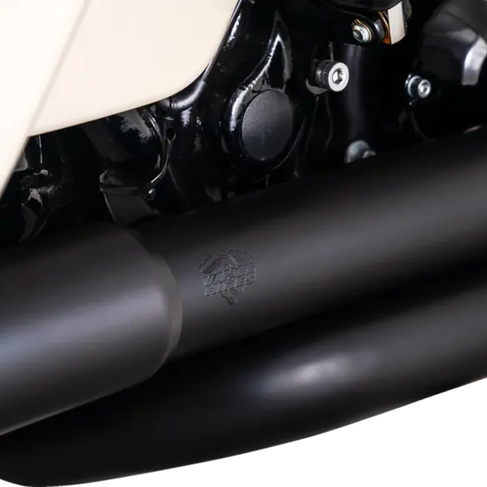 VANCE & HINES - Collecteur d'échappement Dresser Duals PCX - Touring M8 17+ - Chrome ou Noir - Image 4