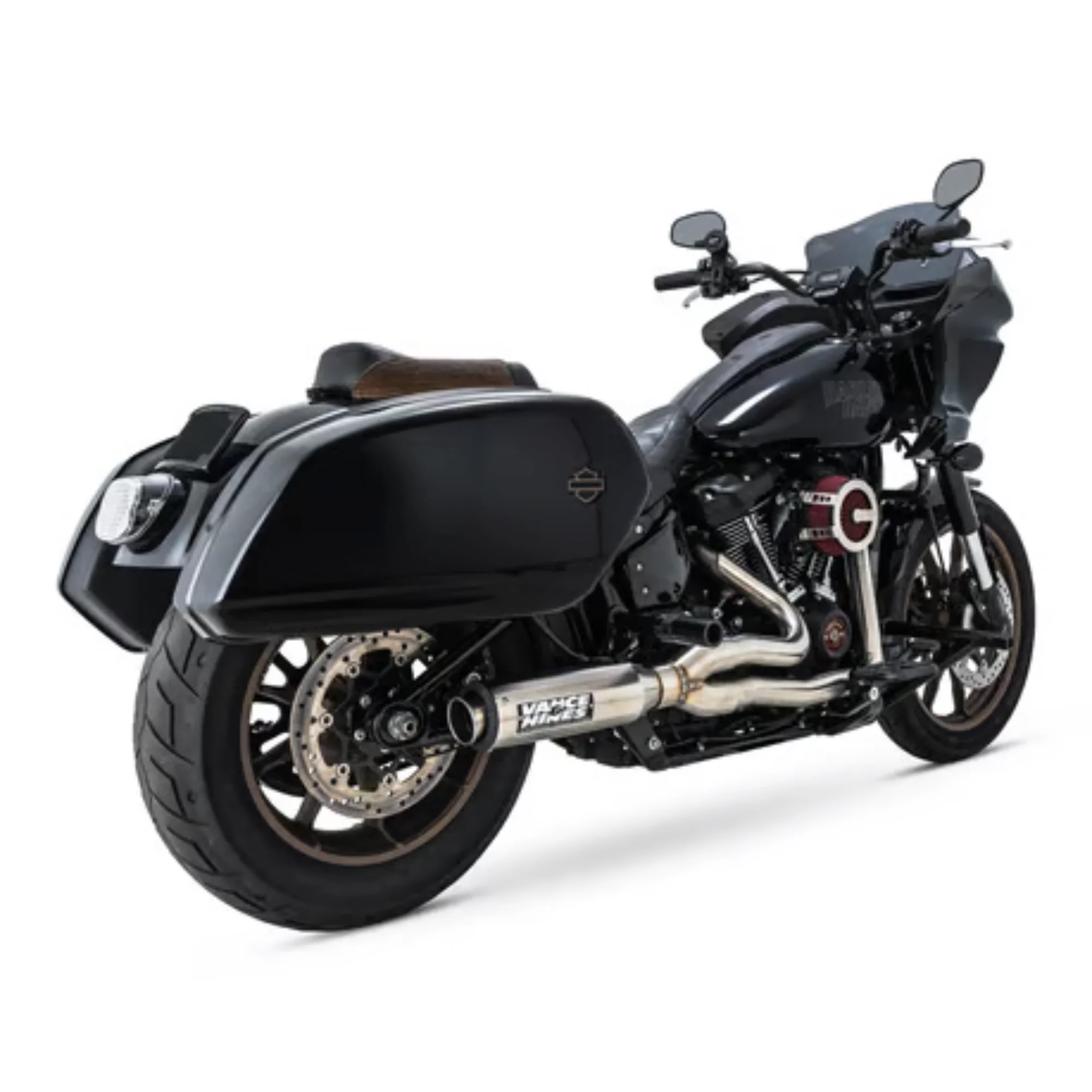 VANCE & HINES - Echappement 2-en-1 Supersport PCX - Softail 18-26 Inox brossé