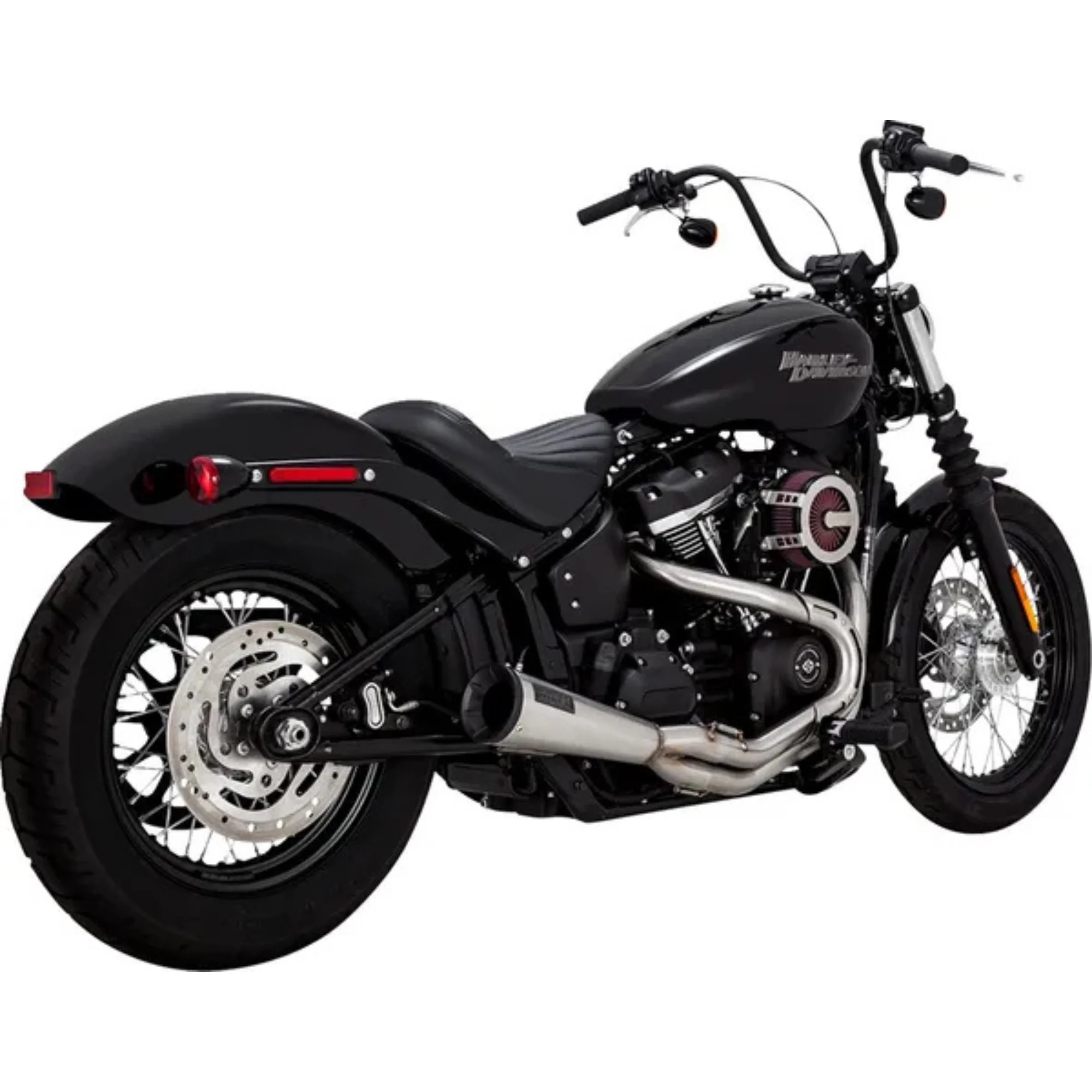 VANCE & HINES - Echappement 2-en-1 Upsweep - Softail 18-24 - Inox brossé
