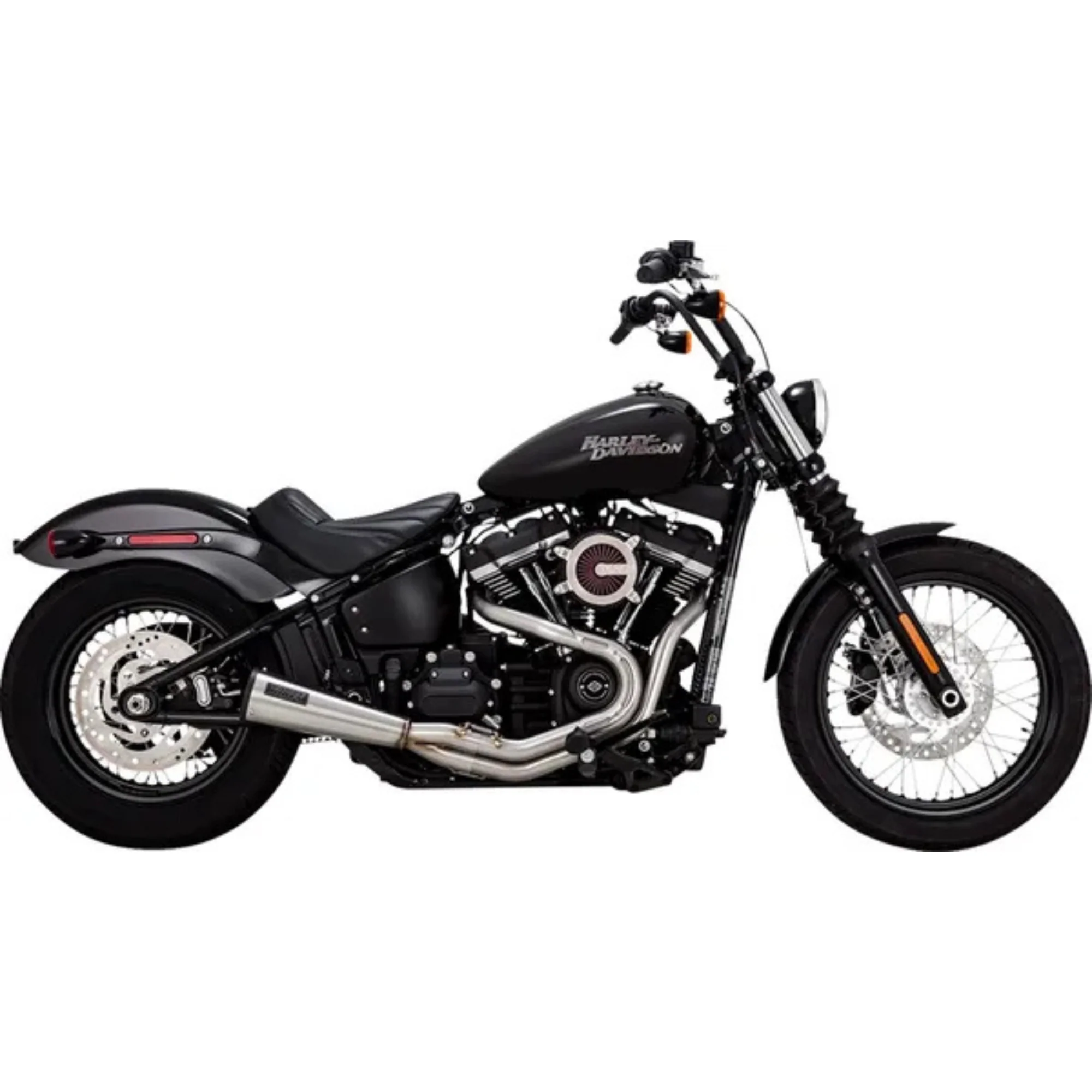 VANCE & HINES - Echappement 2-en-1 Upsweep - Softail 18-24 - Inox brossé - Image 3