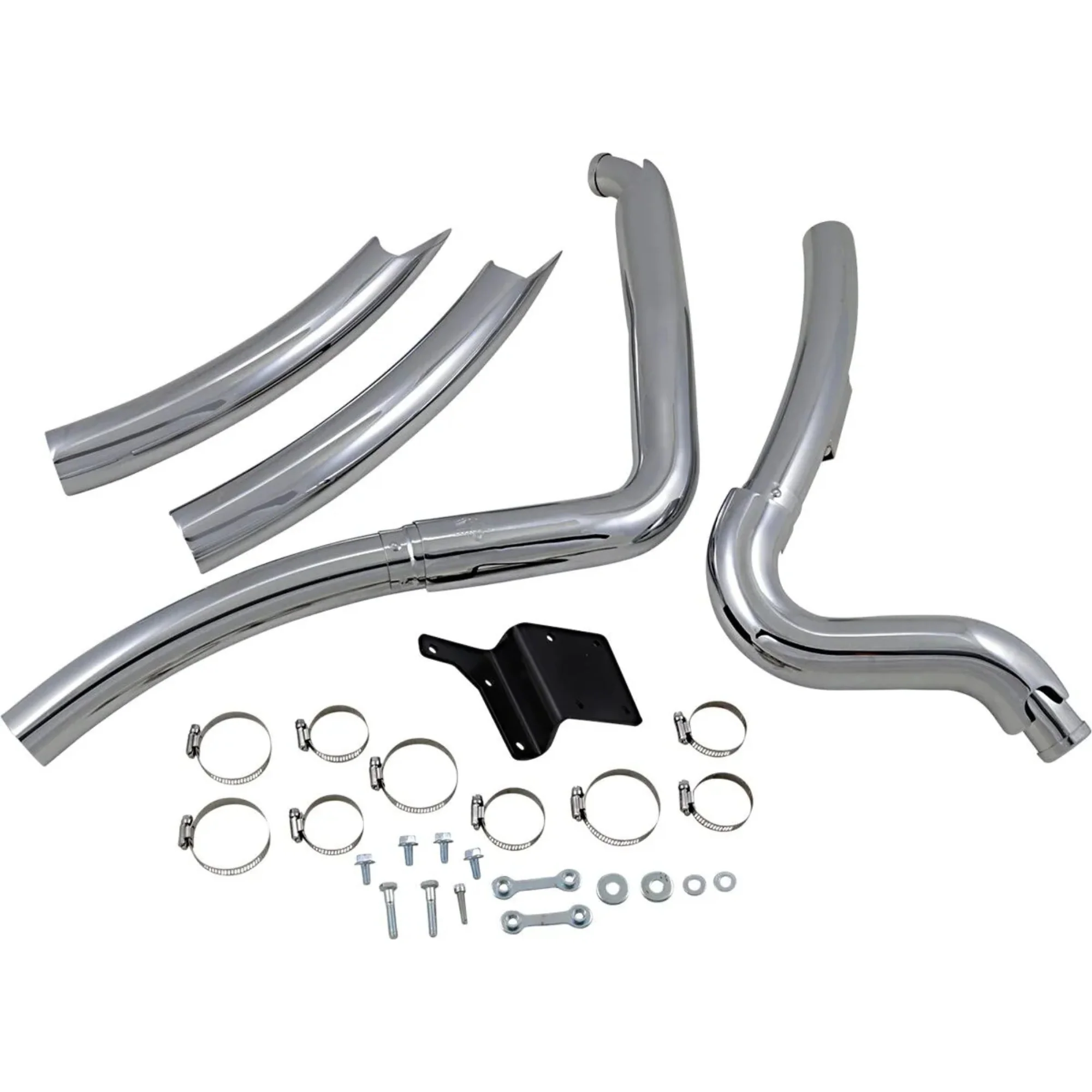 VANCE & HINES - Echappement 2 en 2 Big Radius - Dyna 91-05 Chrome - Image 2