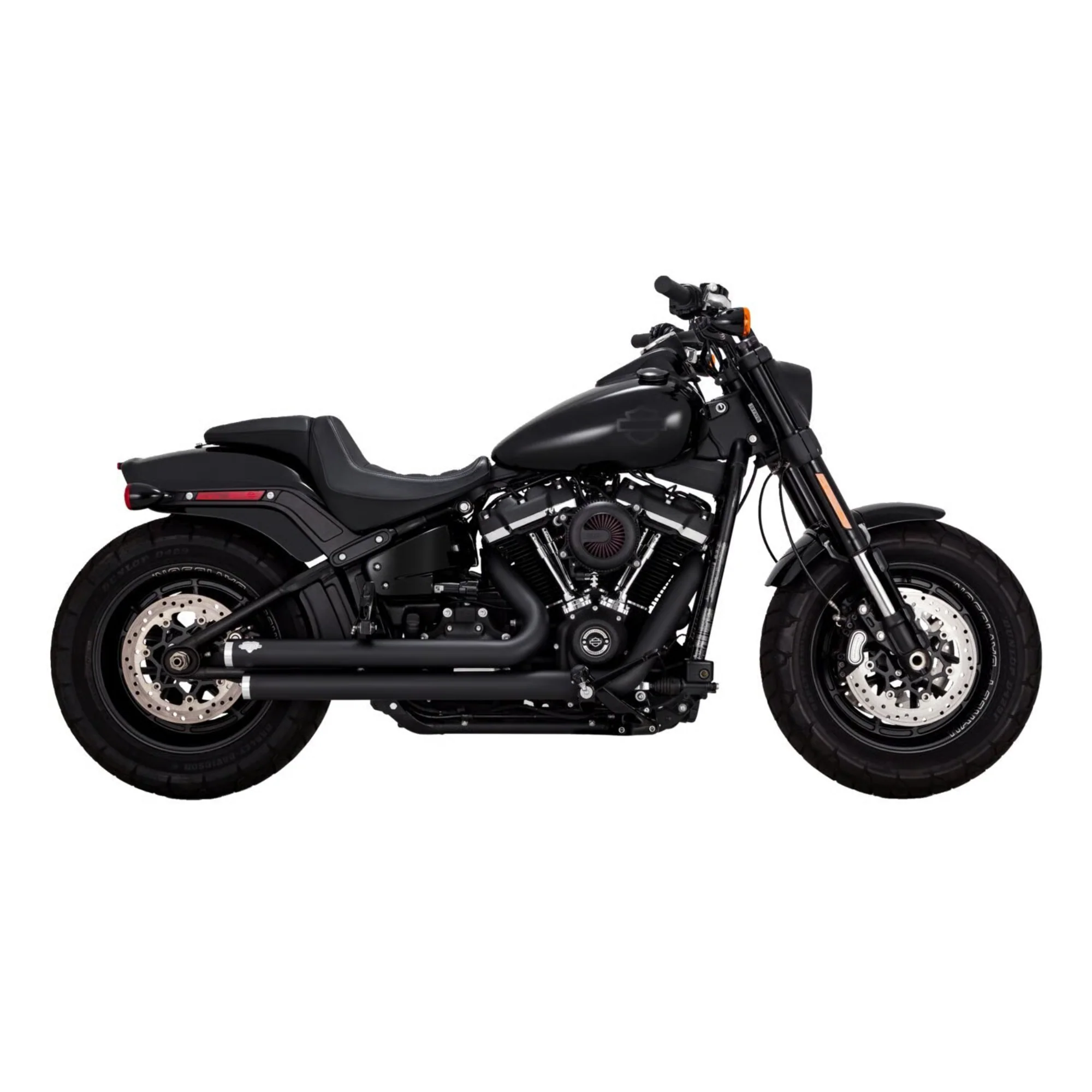 VANCE & HINES - Echappement 2 en 2 Big Shots Staggered PCX - Softail 18-24 - Chrome ou Noir - Image 6