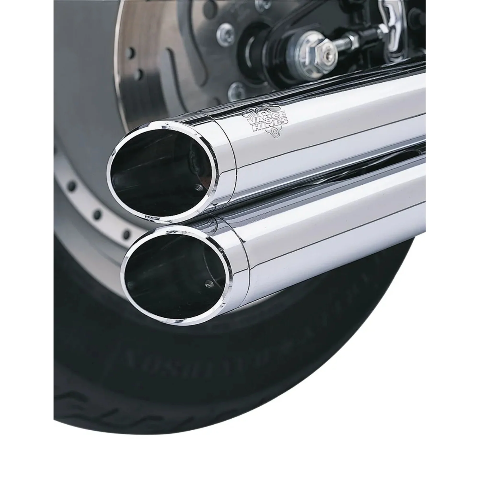 VANCE & HINES - Embouts pour systèmes d'échappement Big Shots/Slash cut - Softail 86-02