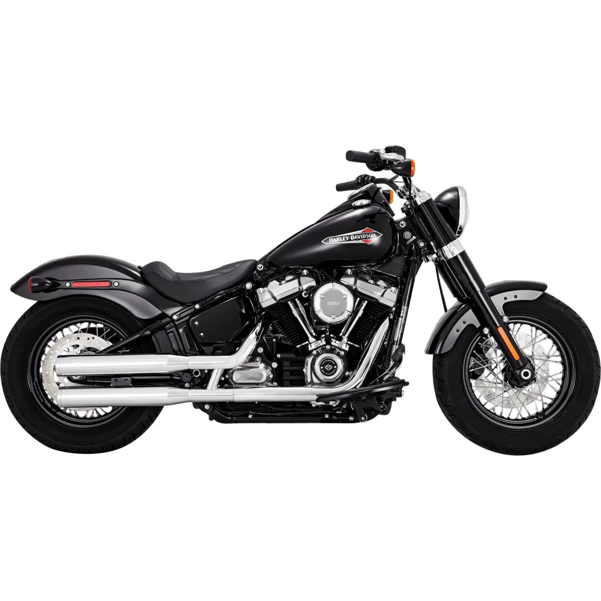 VANCE & HINES - Silencieux 3" Eliminator 300 PCX - Softail 18-24 Chrome ou Noir