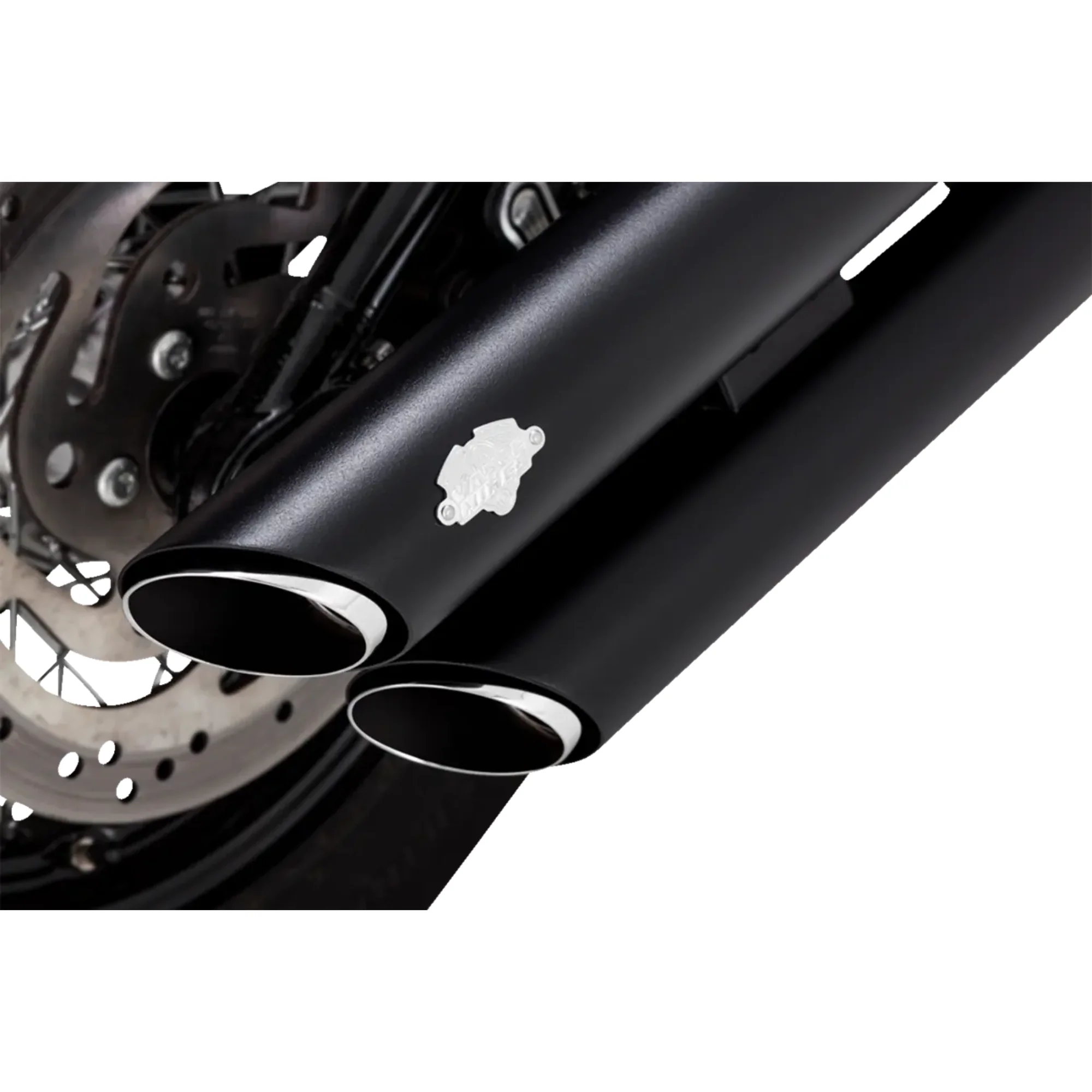 VANCE & HINES - Silencieux 3" Twin Slash PCX - Softail 18-24 Chrome ou Noir - Image 4