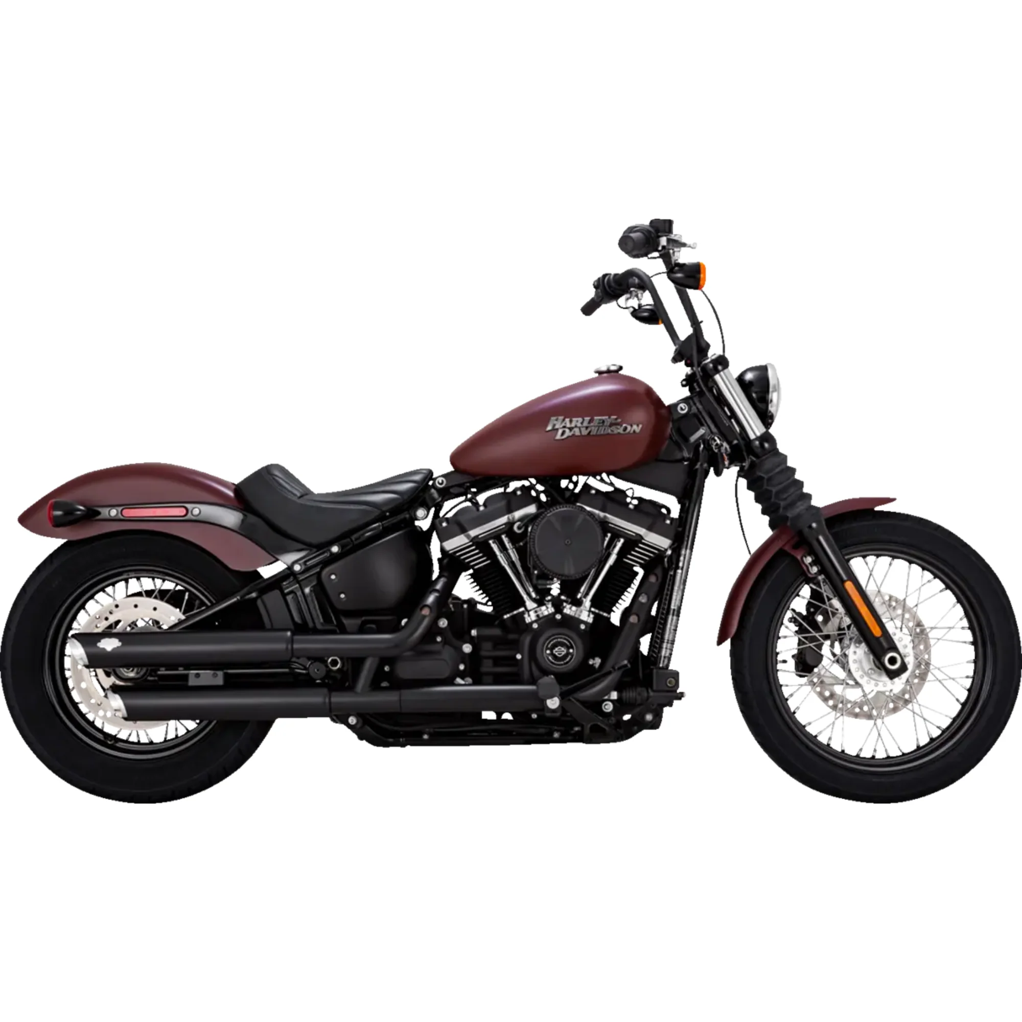 VANCE & HINES - Silencieux 3" Twin Slash PCX - Softail 18-24 Chrome ou Noir - Image 5