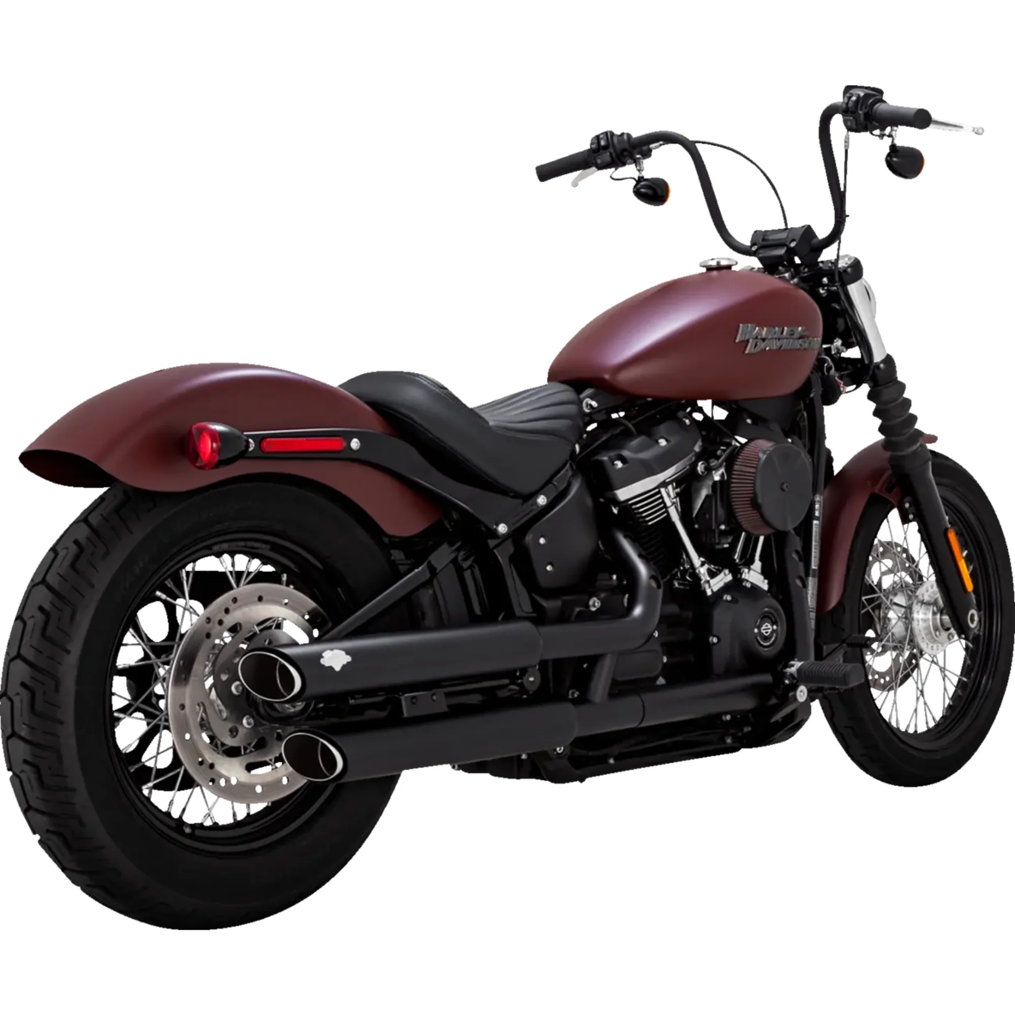 VANCE & HINES - Silencieux 3" Twin Slash PCX - Softail 18-24 Chrome ou Noir - Image 6