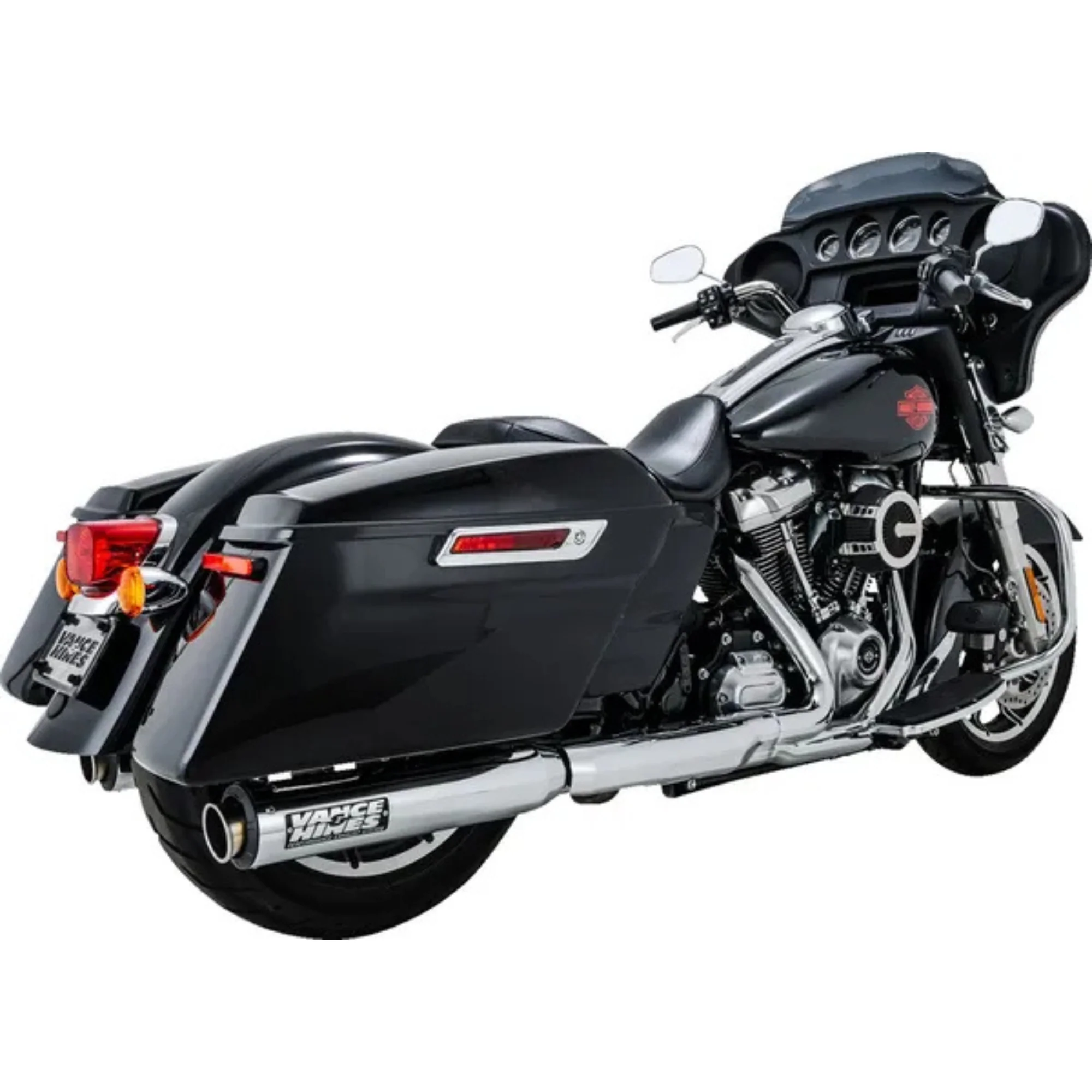 VANCE & HINES - Silencieux 4" Supersport - Touring 17+ Chrome ou Noir - Image 3