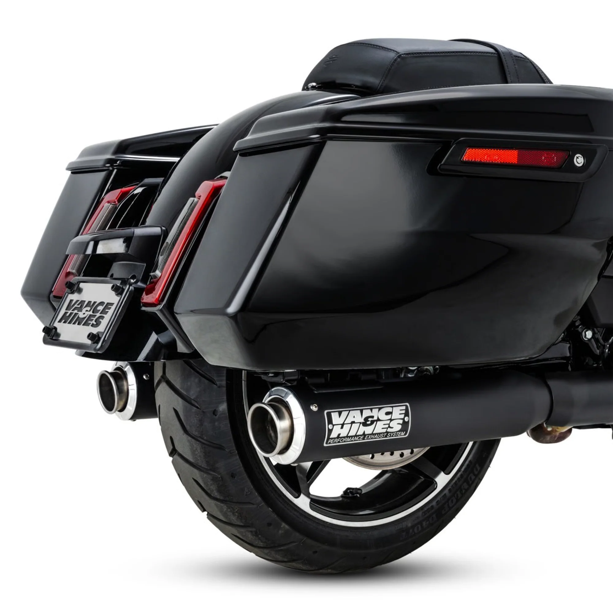 VANCE & HINES - Silencieux 4" Supersport - Touring 17+ Chrome ou Noir - Image 4