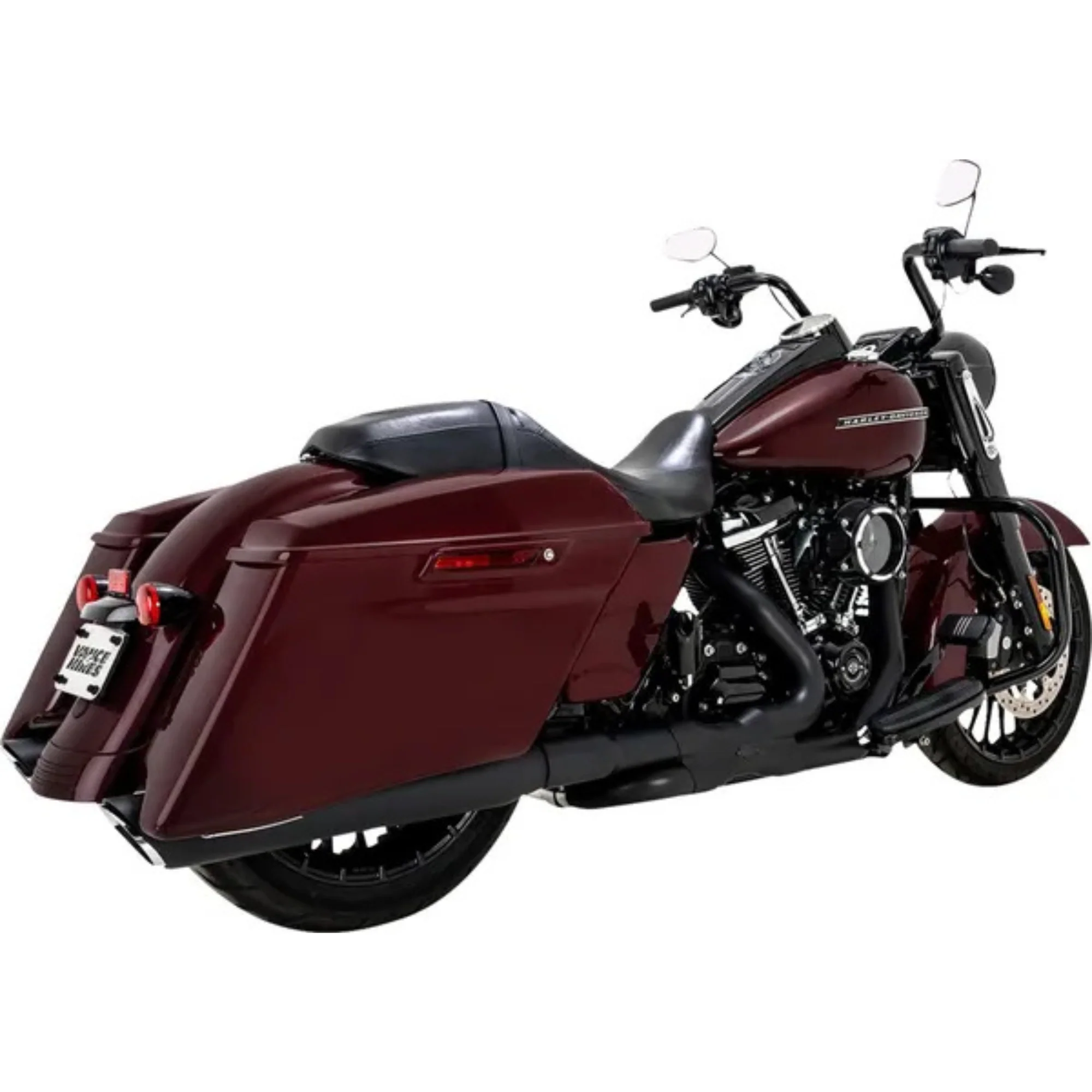 VANCE & HINES - Silencieux 4" Twin Slash - Touring 17+ Noir ou Chrome - Image 2
