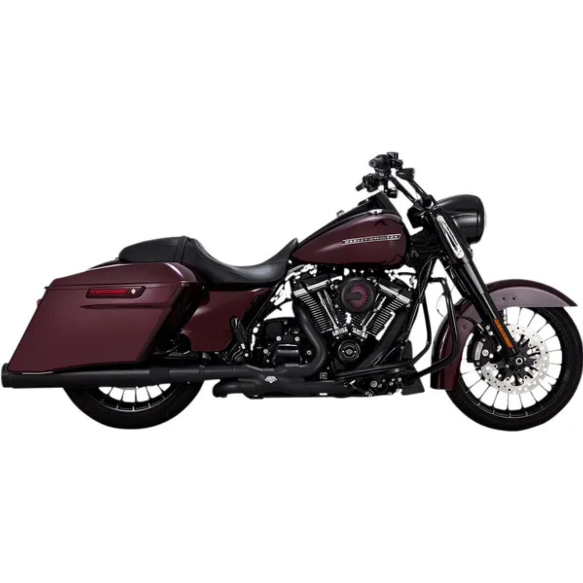 VANCE & HINES - Silencieux Torquer 450 - Touring 17+ Chrome, Noir ou Noir embouts chromés - Image 10