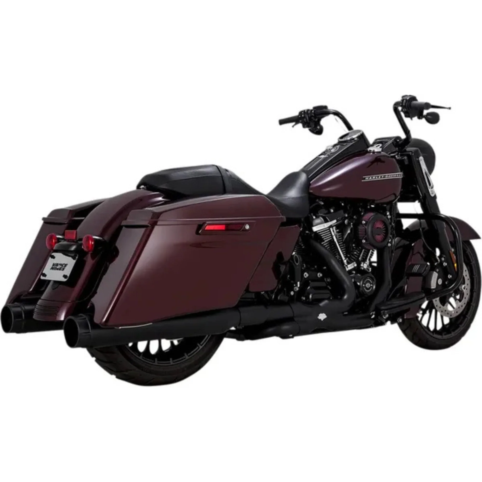 VANCE & HINES - Silencieux Torquer 450 - Touring 17+ Chrome, Noir ou Noir embouts chromés - Image 12
