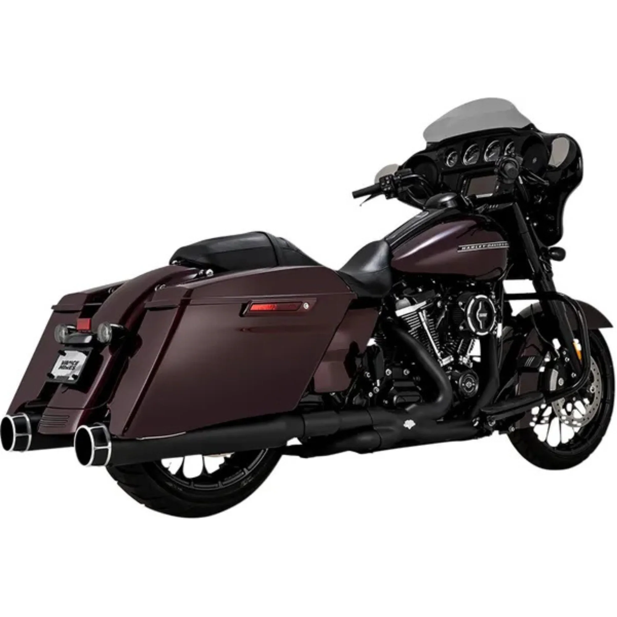 VANCE & HINES - Silencieux Torquer 450 - Touring 17+ Chrome, Noir ou Noir embouts chromés - Image 13