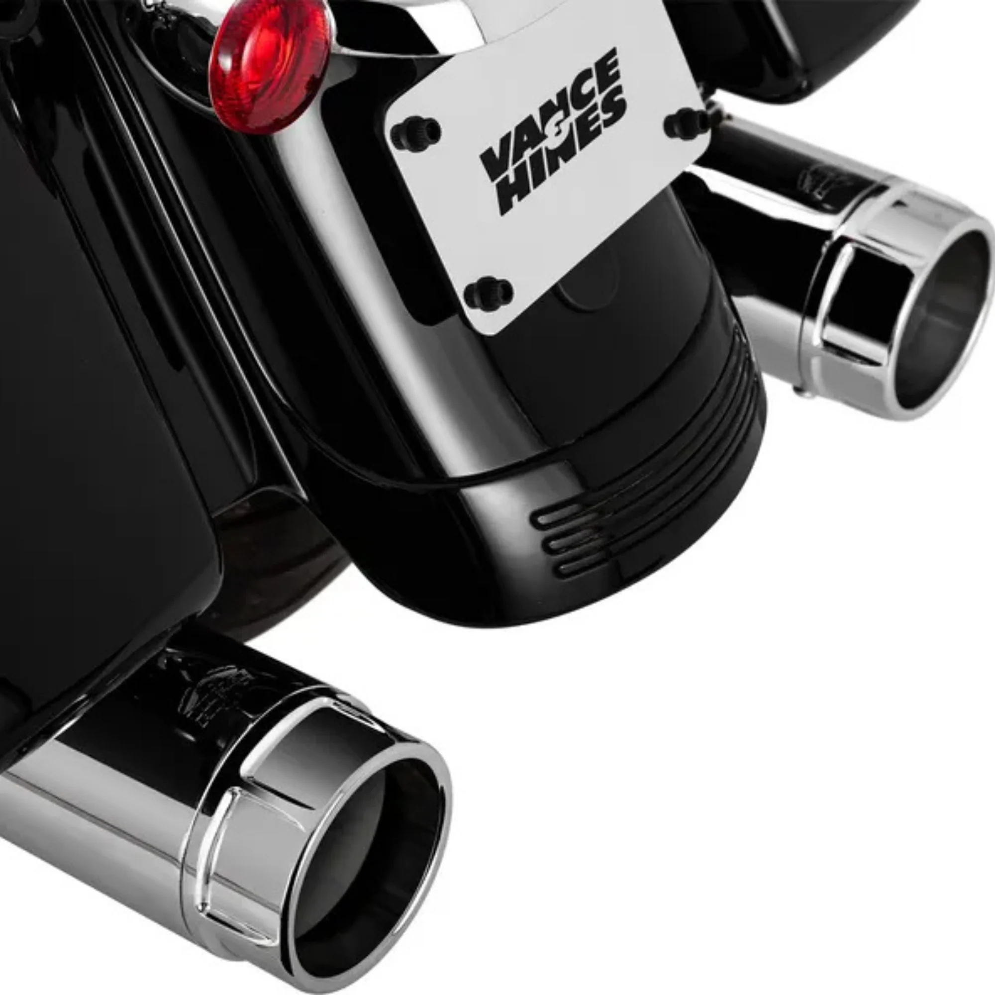 VANCE & HINES - Silencieux Torquer 450 - Touring 17+ Chrome, Noir ou Noir embouts chromés - Image 3