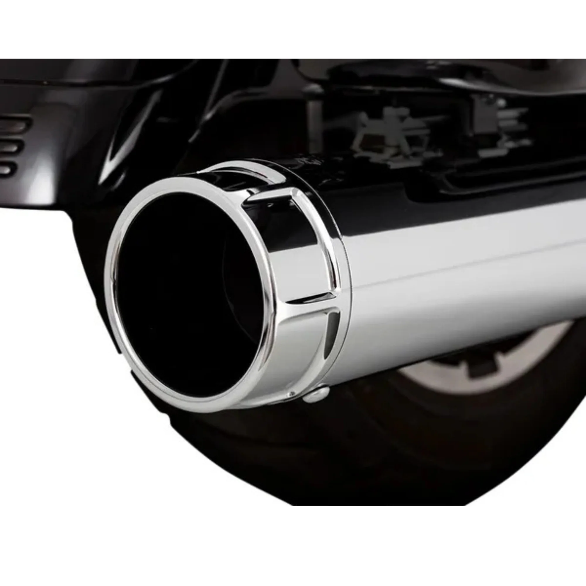 VANCE & HINES - Silencieux Torquer 450 - Touring 17+ Chrome, Noir ou Noir embouts chromés - Image 4