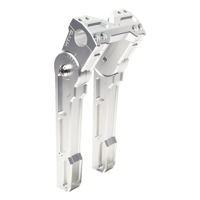 VITY'S - Riser ajustable 8"/10" - Argent anodisé - Ø 1" - Image 3